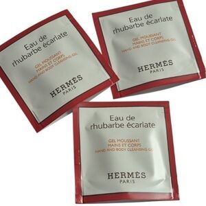 48. HERMES PARIS Eau de rhubarbe ecarlate 3x 7ml